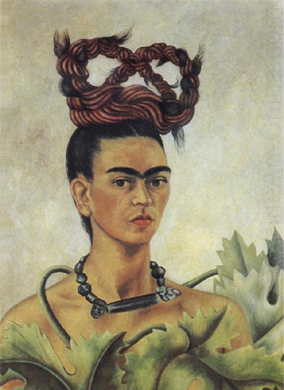 Self-Portrait with Braid, Frida Kahlo